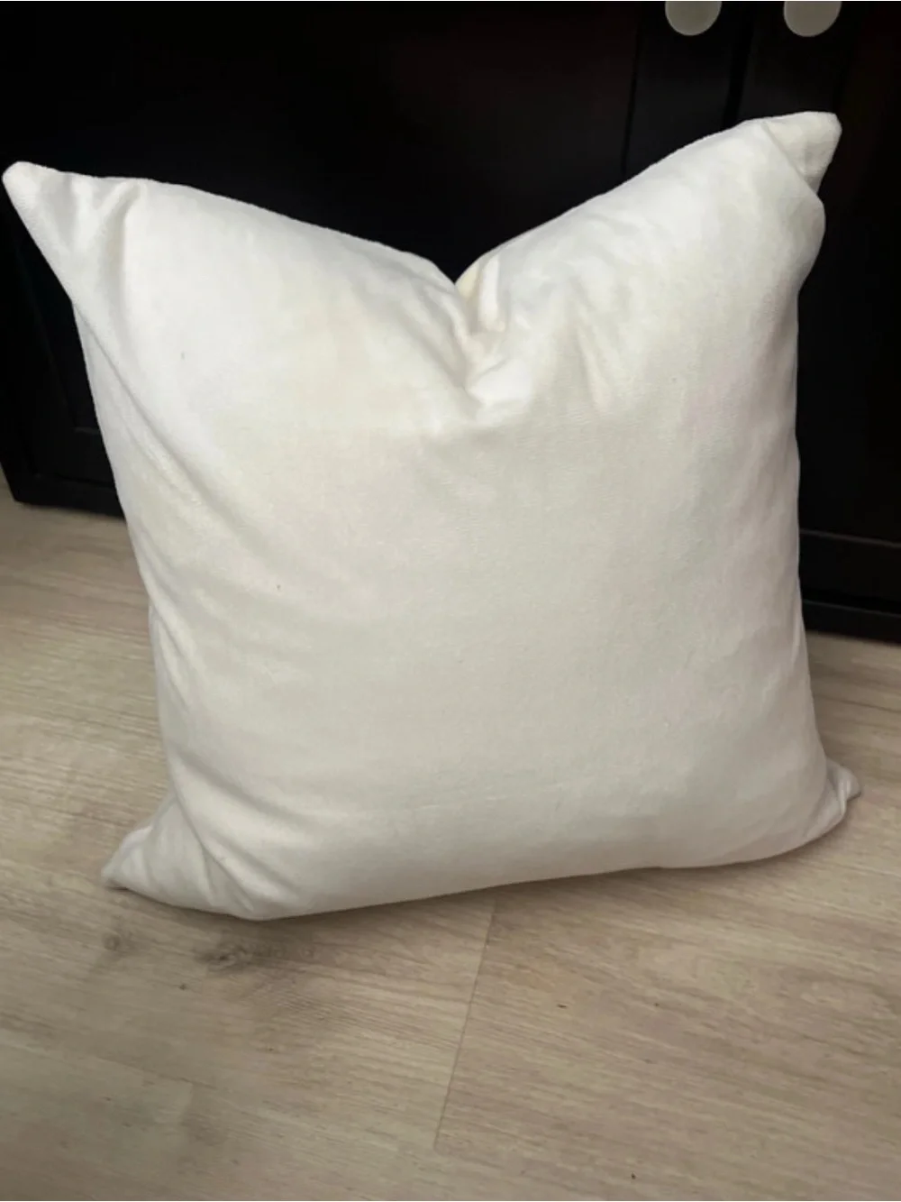 Retro design psychedelic pillow cover w/ West Elm feather pillow 18” x 18”